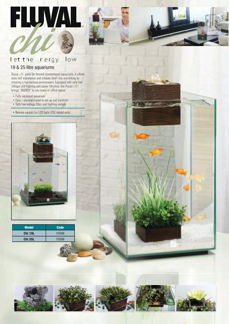 fluval chi waterfall mountain aquarium ornament