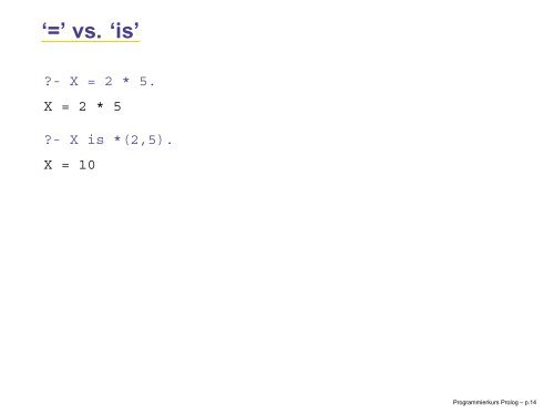 Mehr Listen und noch ein bisschen Arithmetik - Learn Prolog Now!