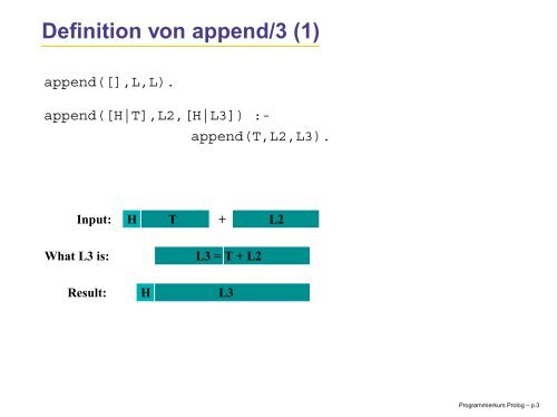 Mehr Listen und noch ein bisschen Arithmetik - Learn Prolog Now!