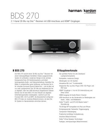 BDS 270 - Harman Kardon