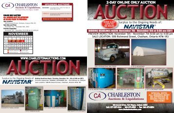 Navistar Chatham - Charleston Auctions