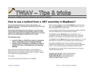 How to use a method from a .NET assembly in MapBasic? - TWIAV
