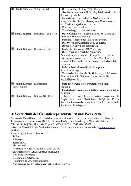 Holzvergaser Garantieschein Qualitäts- und - euma.co GmbH