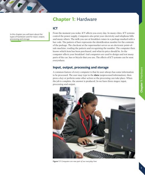 Chapter 1: Hardware - Pearson Schools
