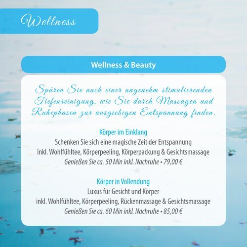 Kosmetik Massagen Wellness