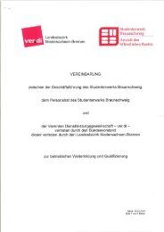 Vereinbarung zur betrieblichen Weiterbildung und Qualifizierung