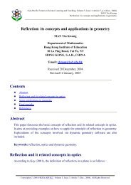 Reflection: its concepts and applications in geometry - ResearchGate