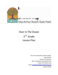 Over In The Ocean 2 Grade Lesson Plan - John D. MacArthur Beach ...