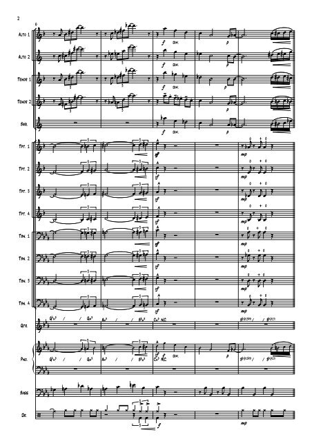 Tribute to Jerry Gray A4 parts and score - Lush Life Music