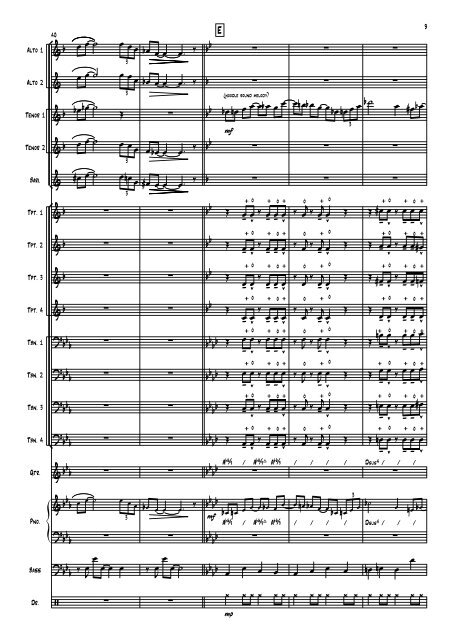 Tribute to Jerry Gray A4 parts and score - Lush Life Music