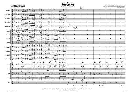 Volare - published score - LLM2159 - Lush Life Music