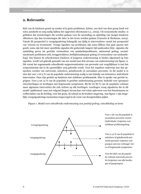 Handreiking voor vroegsignalering in het onderwijs - Nederlands ...