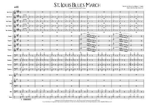 St. Louis Blues March published score - Lush Life Music