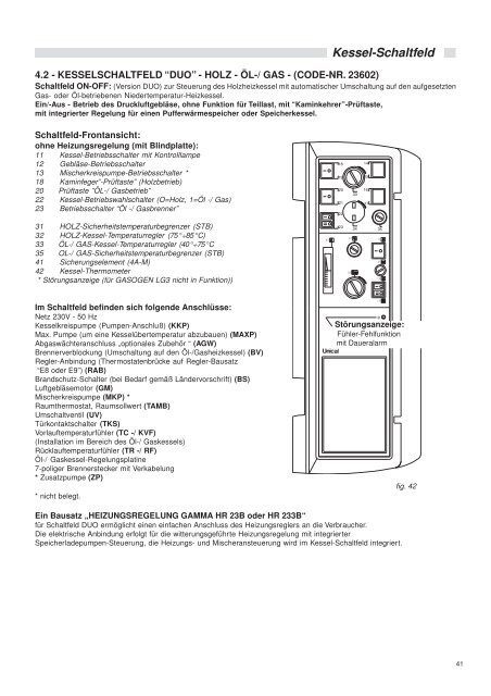 Installations-Hinweise - Unical Deutschland