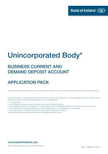 Unincorporated Business Organization And