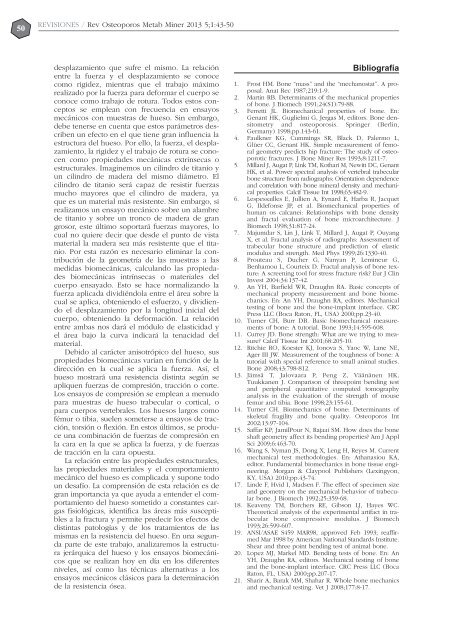 NÂº 1 EspaÃ±ol - Revista de Osteoporosis y Metabolismo Mineral