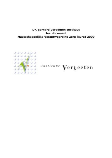 Download brochure - Instituut Verbeeten