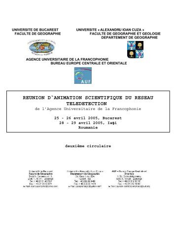 Le programme complet - Agence Universitaire de la Francophonie