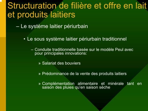 Diagnostic de la filiÃ¨re lait au Burkina Faso - REPOL