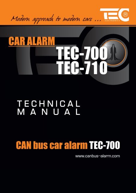 TEC-700 & 710 Technical Manual - CAN-bus alarm and interface ...