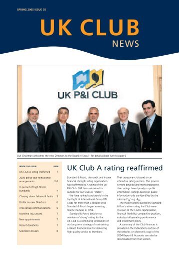 UK CLUB NEWS AUGUST 02 v2 - UK P&I Members Area