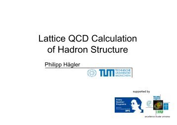 Hadron structure from lattice QCD.