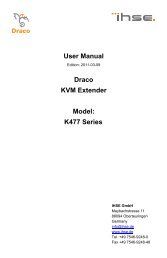 User Manual Draco Extender (1.82 MB) - DVI Extender