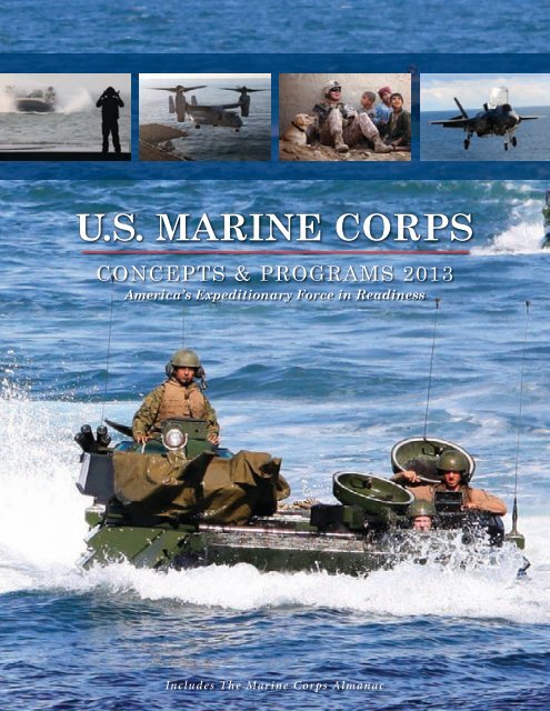 USMC Concepts & Programs 2013 - Defense Innovation Marketplace