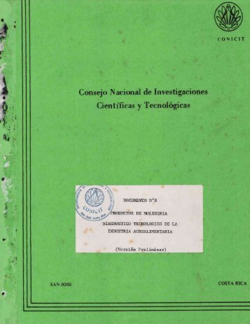 Productos de MolinerÃ­a - Consejo Nacional para Investigaciones ...