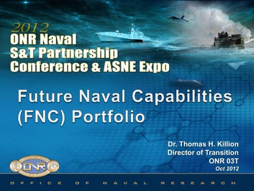 Future Naval Capabilities Portfolio - Defense Innovation Marketplace