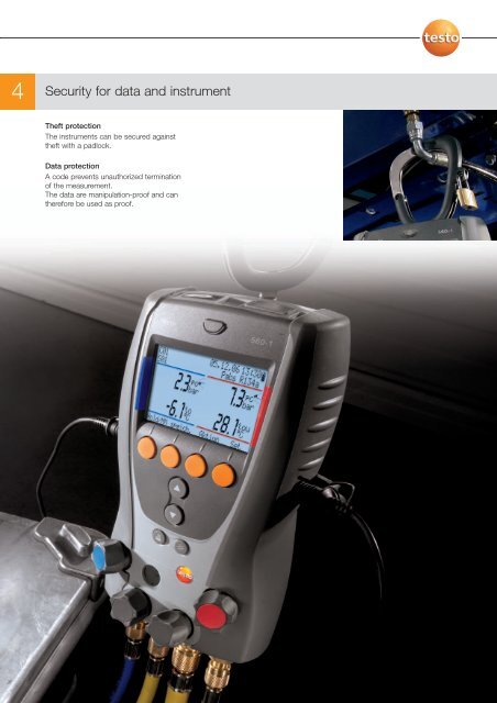 Testo 523 Brochure