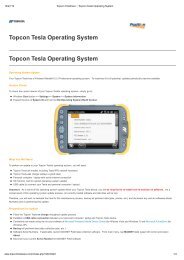 Topcon Tesla Operating System Topcon Tesla ... - Position Partners