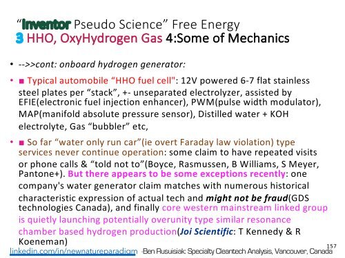 Kalte fusion, Tesla, Skalarwellen, Drehfeld, "Freie Energie".. = Alle Parawissenschaft? / Cold fusion, Tesla, Scalar, Torsion, "Free energy".. = All Pseudo Science?