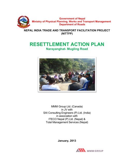 RESETTLEMENT ACTION PLAN - About Department of Road