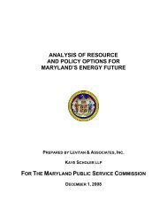 Levitan & Associates_Final Report_Analysis of Resource and Policy ...