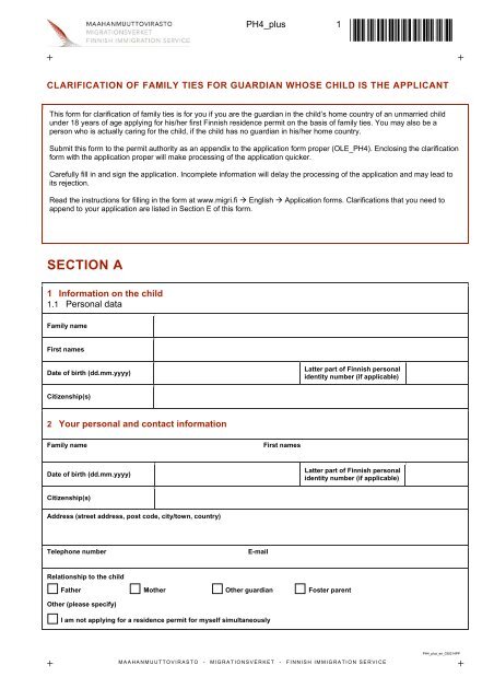 Child Clarification Form.pdf Clarification of family ties for guardian whose child is the applicant