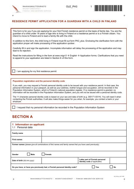 Residence Permit Application For A Guardian With A Child In Finland residence-permit-application-for-a-guardian-with-a-child-in-finland