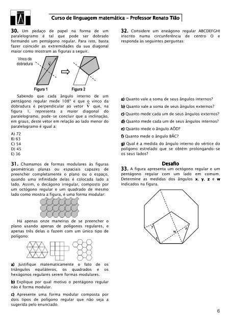 Ângulos no plano