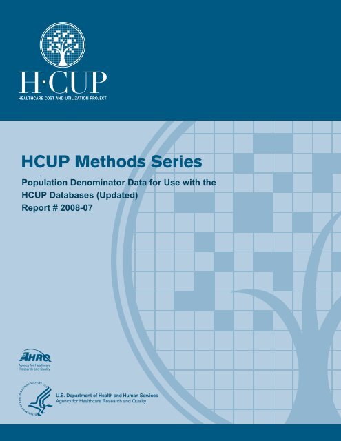 Population Denominator Data for Use with the HCUP Databases