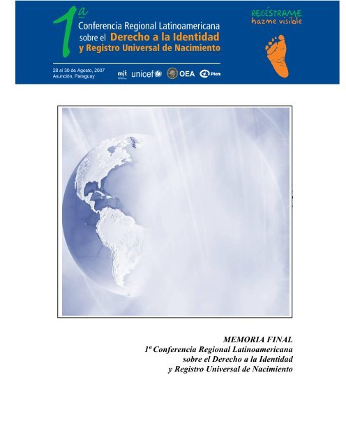 Informe-Conferencia - Registro Nacional de las Personas