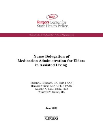 Nurse Delegation of Medication Administration for ... - ResearchGate
