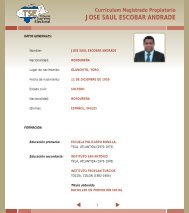 JOSE SAUL ESCOBAR ANDRADE - Tribunal Supremo Electoral