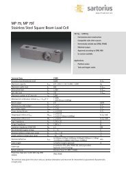 MP 79, MP 79T Stainless Steel Square Beam Load Cell