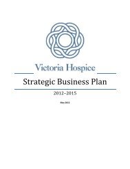 Strategic Business Plan - Victoria Hospice