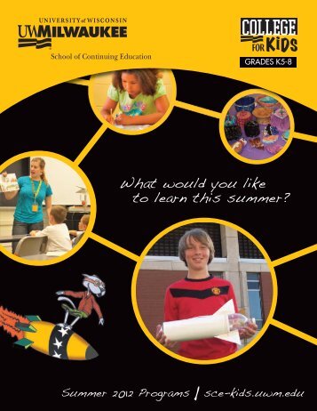 What would you like to learn this summer? - UW-Milwaukee
