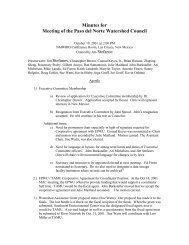 Minutes of 10/19/01 Meeting of Executive Committee