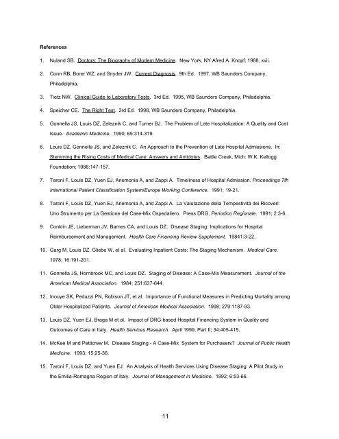 Disease staging: CliniCal anD CoDeD Criteria - HCUP