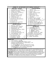 Cessna 172 Compact Checklist