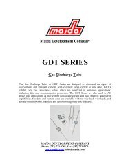 GDT SERIES - Maida Development Company