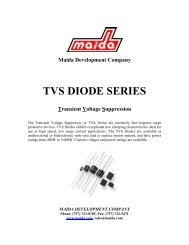 TVS Diodes - Maida Development Company